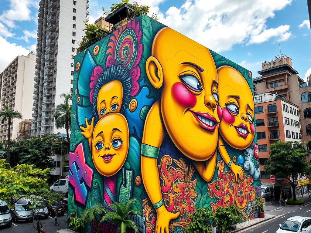 Os Gêmeos street art